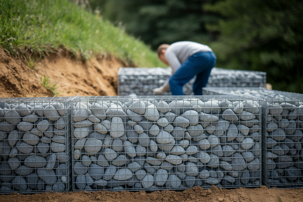Pose de Gabion sur Terrain en Pente : Guide d'Installation et Solutions Pratiques