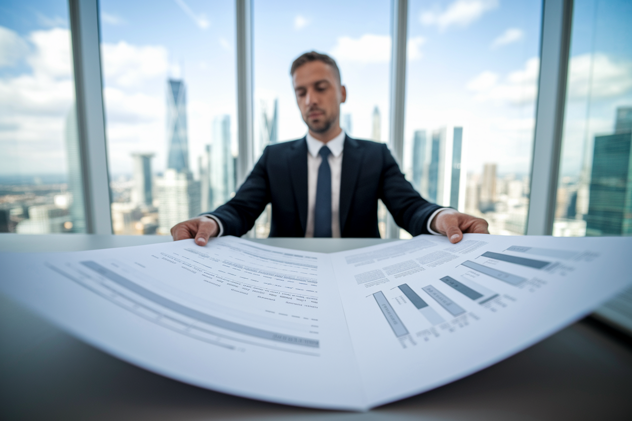 professionnel-bureau-documents-fenetre-ville
